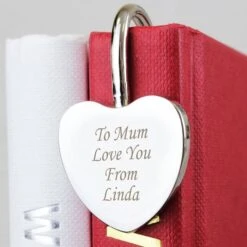 Personalised Silver Heart Bookmark 10 Personalised Silver Heart Bookmark -Children's Peripheral Store personalised memento company p0102f30 heart bookmark 2