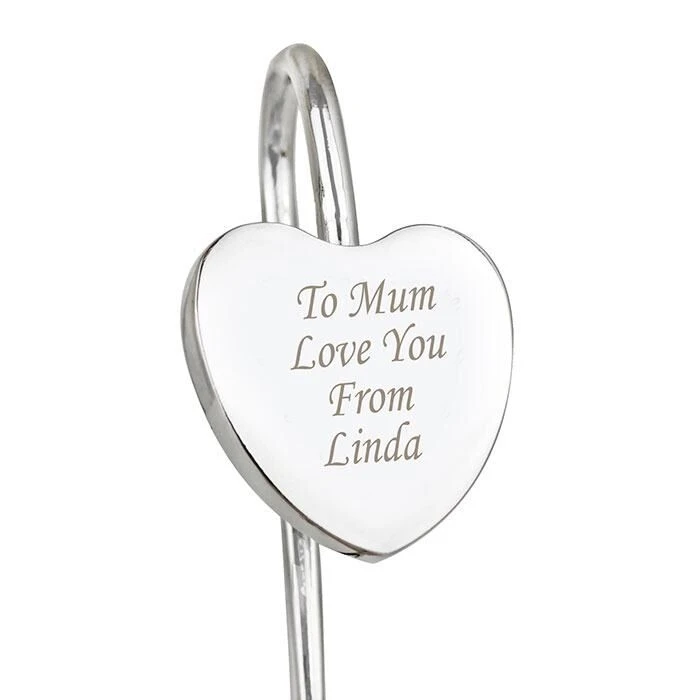 Personalised Silver Heart Bookmark 4 Personalised Silver Heart Bookmark - Image 2