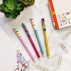 Joules Cambridge Floral Set Of 4 Pens -Children's Peripheral Store portico jls2016 joules cambridge floral set of 4 pens lifestyle