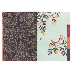 Sara Miller Coral Orchard Butterflies Contacts Book -Children's Peripheral Store portico sam2116 sara miller contacts book 2