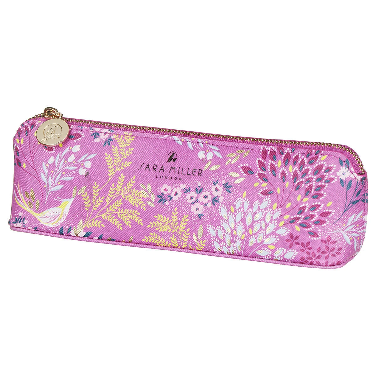 Sara Miller Haveli Garden Mauve Songbird Slim Pencil Case 4 Sara Miller Haveli Garden Mauve Songbird Slim Pencil Case - Image 2