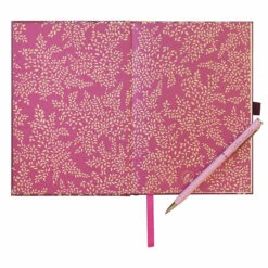 Sara Miller Haveli Garden Plum Dancing Cranes Notebook & Pen -Children's Peripheral Store portico sam2160 sara miller haveli garden plum dancing cranes notebook pen 5