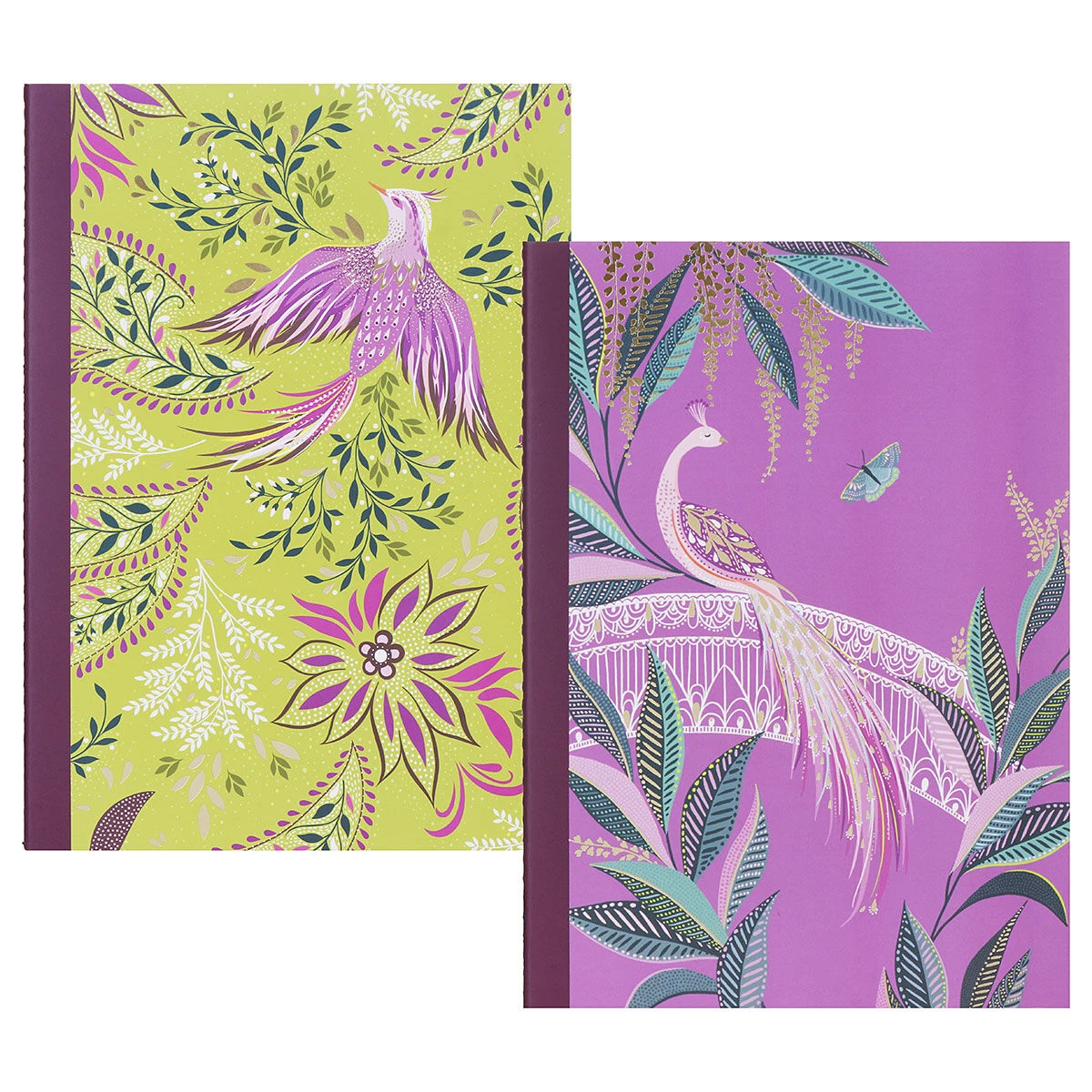 Sara Miller Haveli Garden Set Of 2 A5 Notebooks 3 Sara Miller Haveli Garden Set Of 2 A5 Notebooks