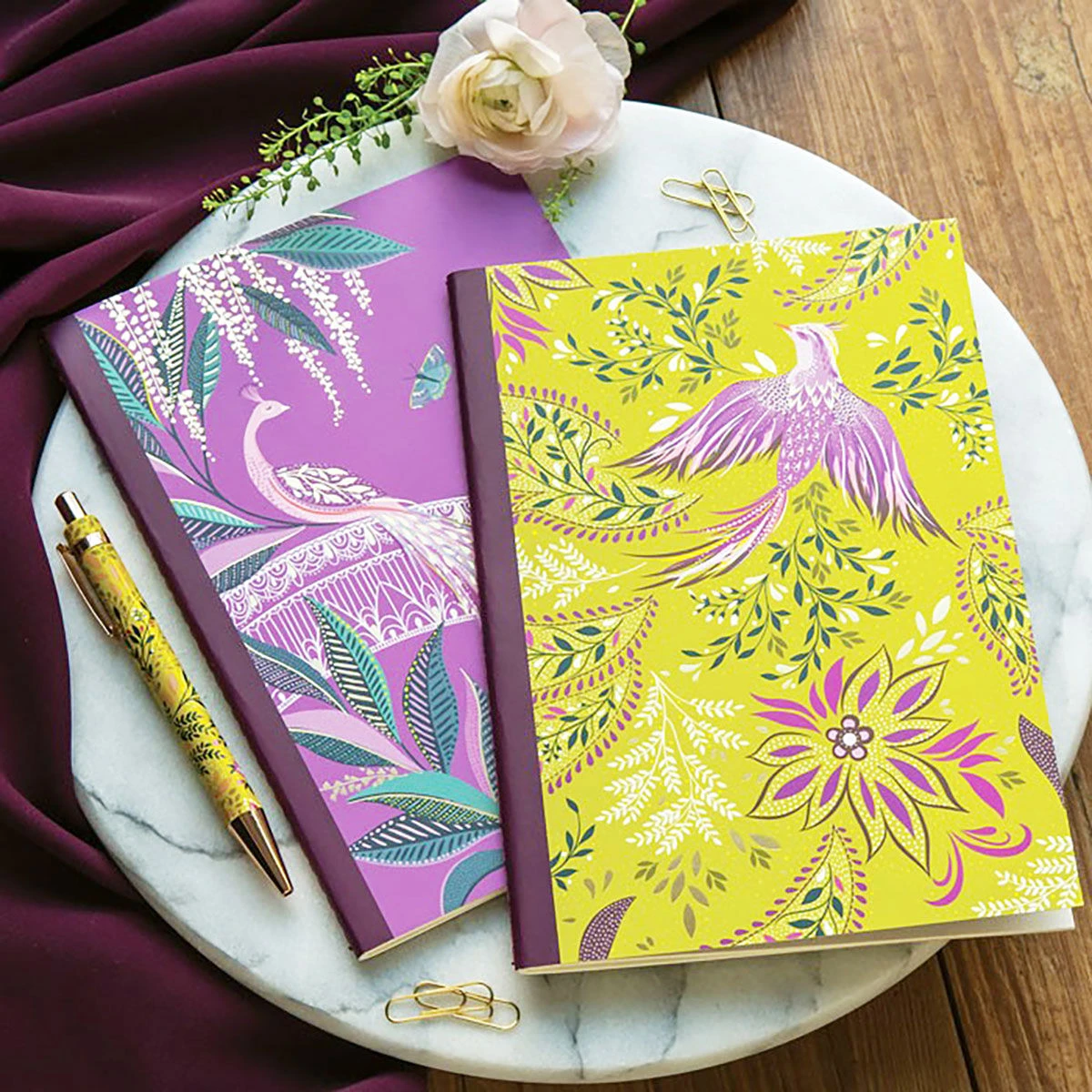 Sara Miller Haveli Garden Set Of 2 A5 Notebooks 13 Sara Miller Haveli Garden Set Of 2 A5 Notebooks - Image 11
