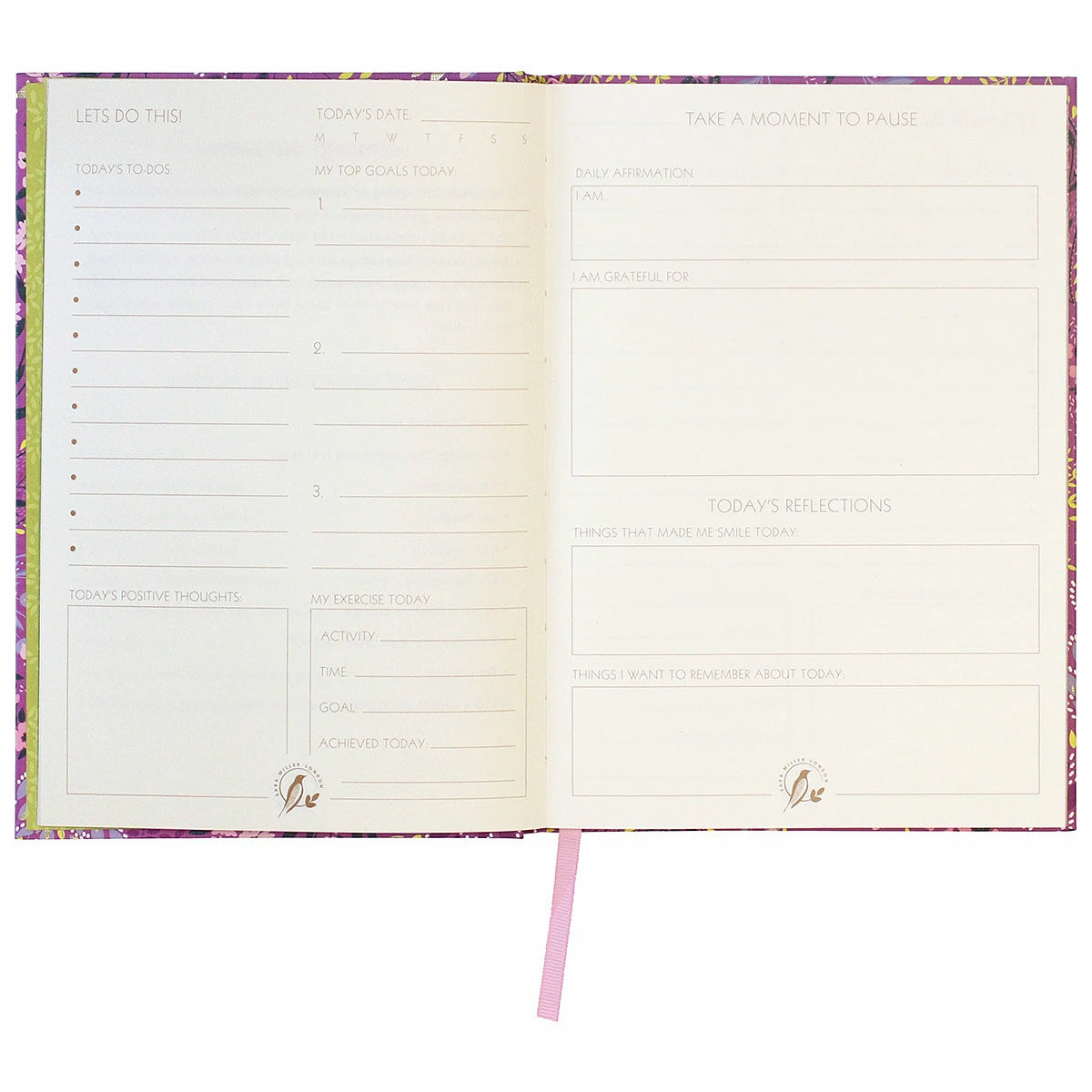Sara Miller Haveli Garden Mauve Songbird Mindfulness Journal 8 Sara Miller Haveli Garden Mauve Songbird Mindfulness Journal - Image 6