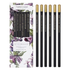 Toasted Crumpet âMulberryâ Set Of 6 Pencils