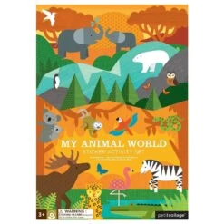 Petit Collage 'My Animal World' Sticker Activity Set