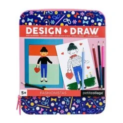 Petit Collage Design & Draw Fashionistas Creation Set