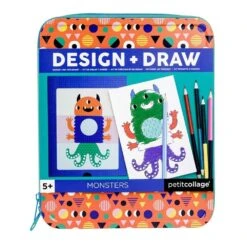 Petit Collage Design & Draw Monsters Creation Set