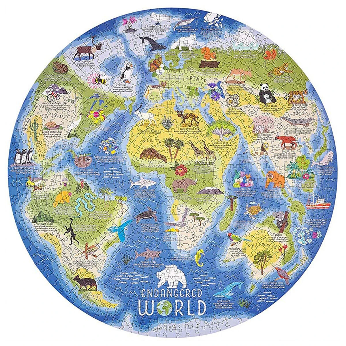 Ridley's Endangered World 1000 Piece Jigsaw Puzzle 6 Ridley's Endangered World 1000 Piece Jigsaw Puzzle - Image 4