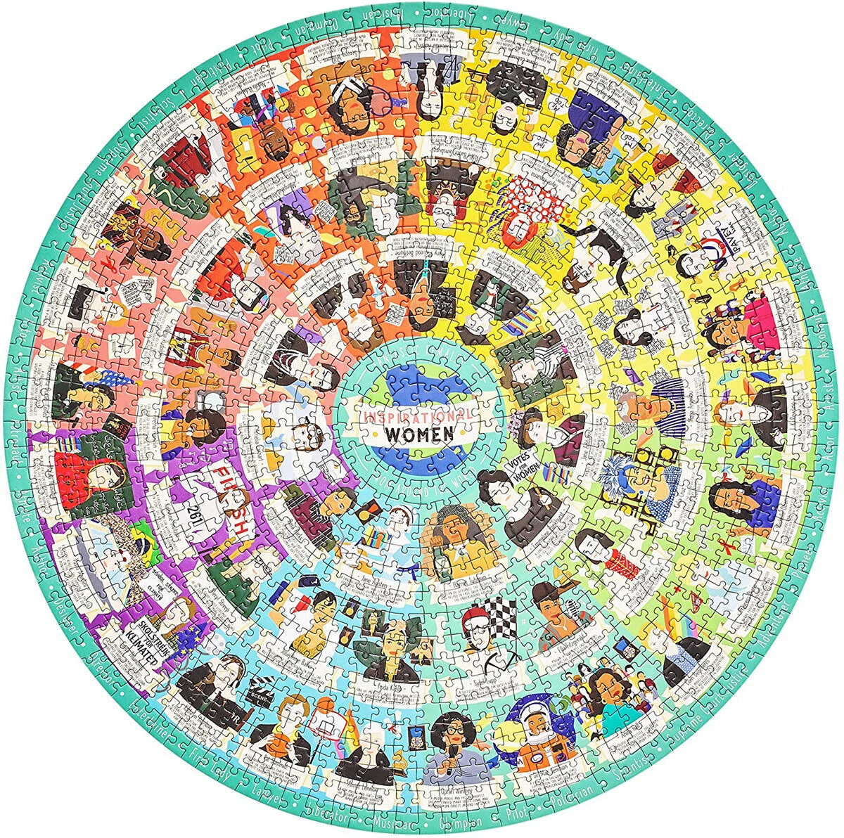 Ridley's Inspirational Women 1000 Piece Jigsaw Puzzle 5 Ridley's Inspirational Women 1000 Piece Jigsaw Puzzle - Image 3