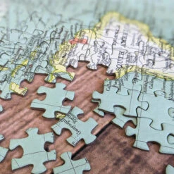 Robert Frederick Vintage Map 1000 Piece Jigsaw Puzzle -Children's Peripheral Store robert frederick rfs13550 vintage map 1000 piece jigsaw puzzle lifestyle