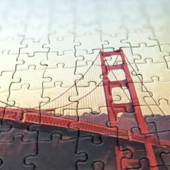 Robert Frederick Golden Gate Bridge 1000 Piece Panoramic Jigsaw Puzzle -Children's Peripheral Store robert frederick rfs13879 golden gate bridge 1000 piece panoramic jigsaw puzzle lifestyle 3