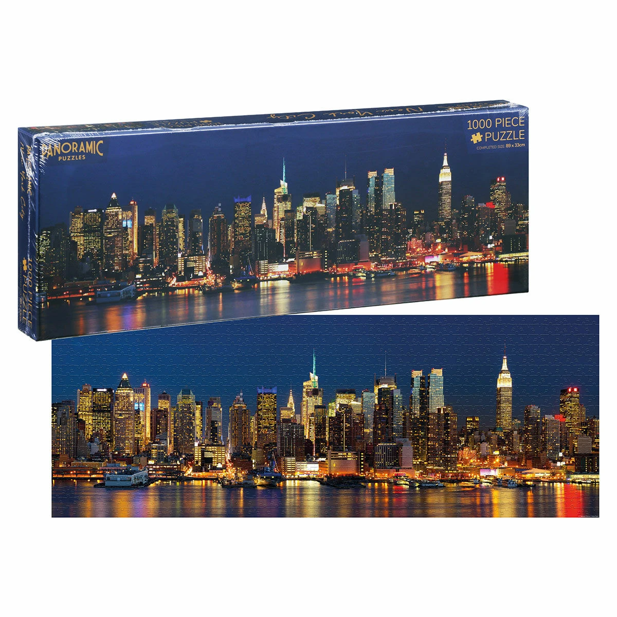 Robert Frederick New York At Night 1000 Piece Panoramic Jigsaw Puzzle 3 Robert Frederick New York At Night 1000 Piece Panoramic Jigsaw Puzzle