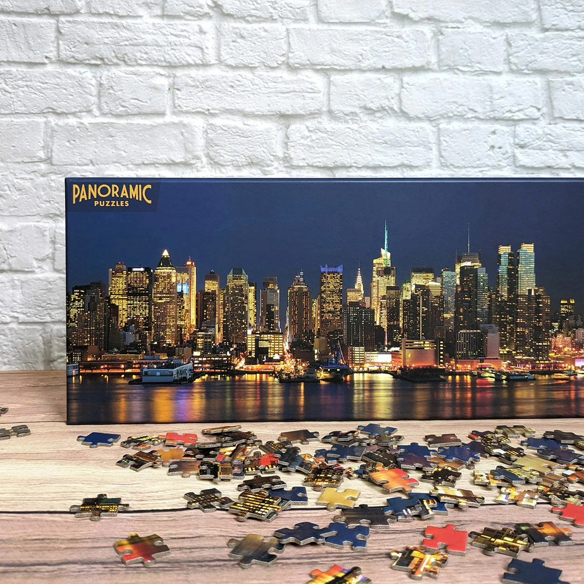 Robert Frederick New York At Night 1000 Piece Panoramic Jigsaw Puzzle 6 Robert Frederick New York At Night 1000 Piece Panoramic Jigsaw Puzzle - Image 4