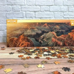 Robert Frederick Grand Canyon At Sunset 1000 Piece Panoramic Jigsaw Puzzle -Children's Peripheral Store robert frederick rfs13883 grand canyon at sunset 1000 piece panoramic jigsaw puzzle lifestyle
