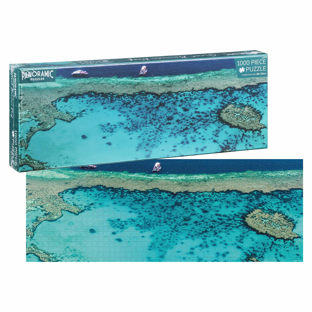 Robert Frederick Great Barrier Reef 1000 Piece Panoramic Jigsaw Puzzle 3 Robert Frederick Great Barrier Reef 1000 Piece Panoramic Jigsaw Puzzle