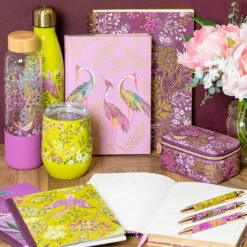 Sara Miller Haveli Garden Dancing Cranes A5 Fabric Journal -Children's Peripheral Store sara miller havelli garden group lifestyle 1