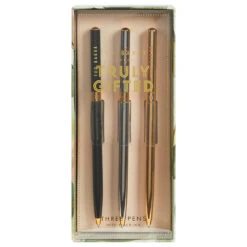 Ted Baker PENILYN Palm Print Set Of Three Pens