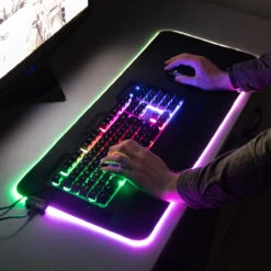 The Source Red5 Zeta Light Up Gaming Mouse Pad – Extra Large -Children's Peripheral Store the source 76879 red5 zeta light up gaming mouse pad xl 1