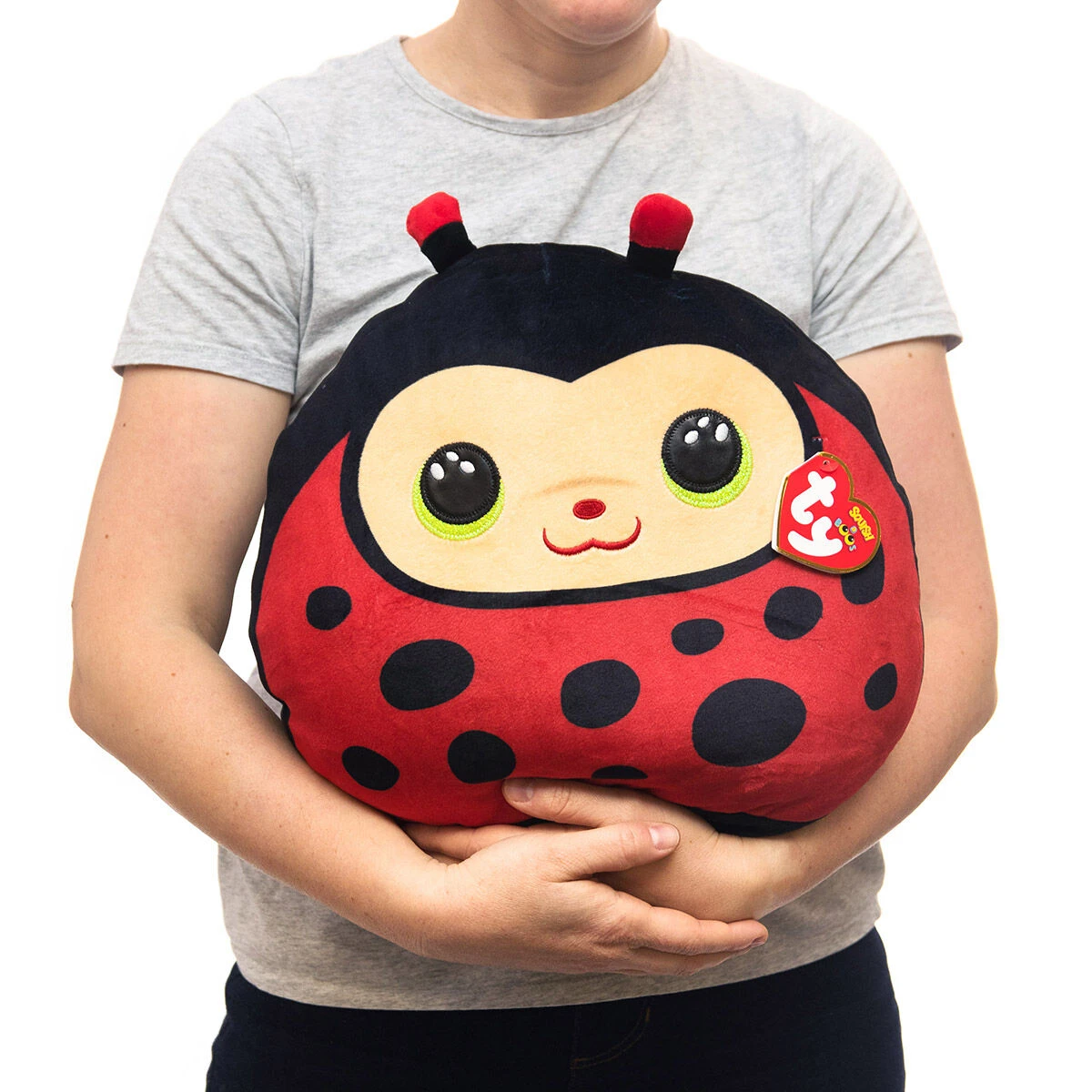 Ty Izzy Ladybug 14” Squishaboo 4 Ty Izzy Ladybug 14” Squishaboo - Image 2