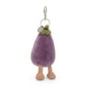 Jellycat Vivacious Aubergine Bag Charm 1 Jellycat Vivacious Aubergine Bag Charm -Children's Peripheral Store vv4abc jellycat vivacious vegetable aubergine bag charm 1