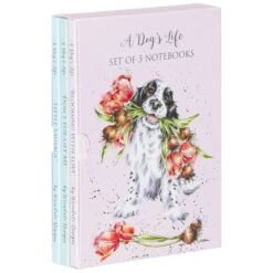 Wrendale ‘A Dog’s Life’ Set Of Three A6 Notebooks