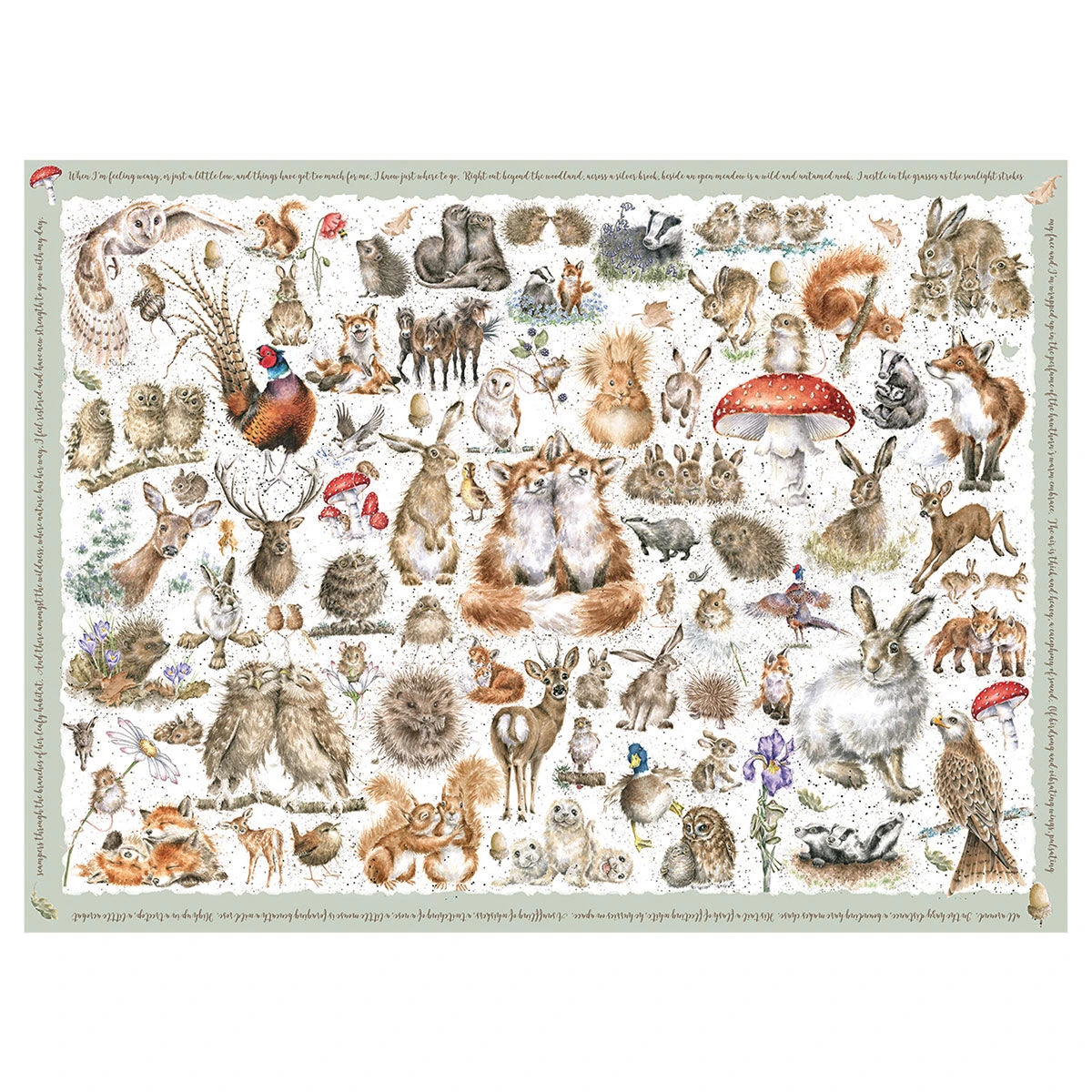 Wrendale ‘The Country Set’ 1000 Piece Jigsaw Puzzle 4 Wrendale ‘The Country Set’ 1000 Piece Jigsaw Puzzle - Image 2