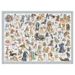 Wrendale ‘A Dog’s Life’ 1000 Piece Jigsaw Puzzle -Children's Peripheral Store wrendale designs puzzle002 a dogs life puzzle 2