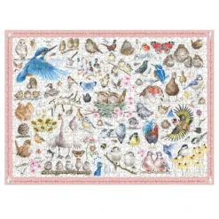 Wrendale ‘Garden Birds’ 1000 Piece Jigsaw Puzzle 11 Wrendale ‘Garden Birds’ 1000 Piece Jigsaw Puzzle -Children's Peripheral Store wrendale designs puzzle003 garden birds puzzle 2