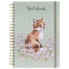 Wrendale Make My Daisy Fox Spiral Bound A4 Notebook 1 Wrendale Make My Daisy Fox Spiral Bound A4 Notebook -Children's Peripheral Store wrendale lhb012 make my daisy fox spiral bound a4 notebook 1