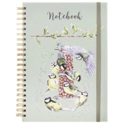 Wrendale Bon Appétit Birds Spiral Bound A4 Notebook