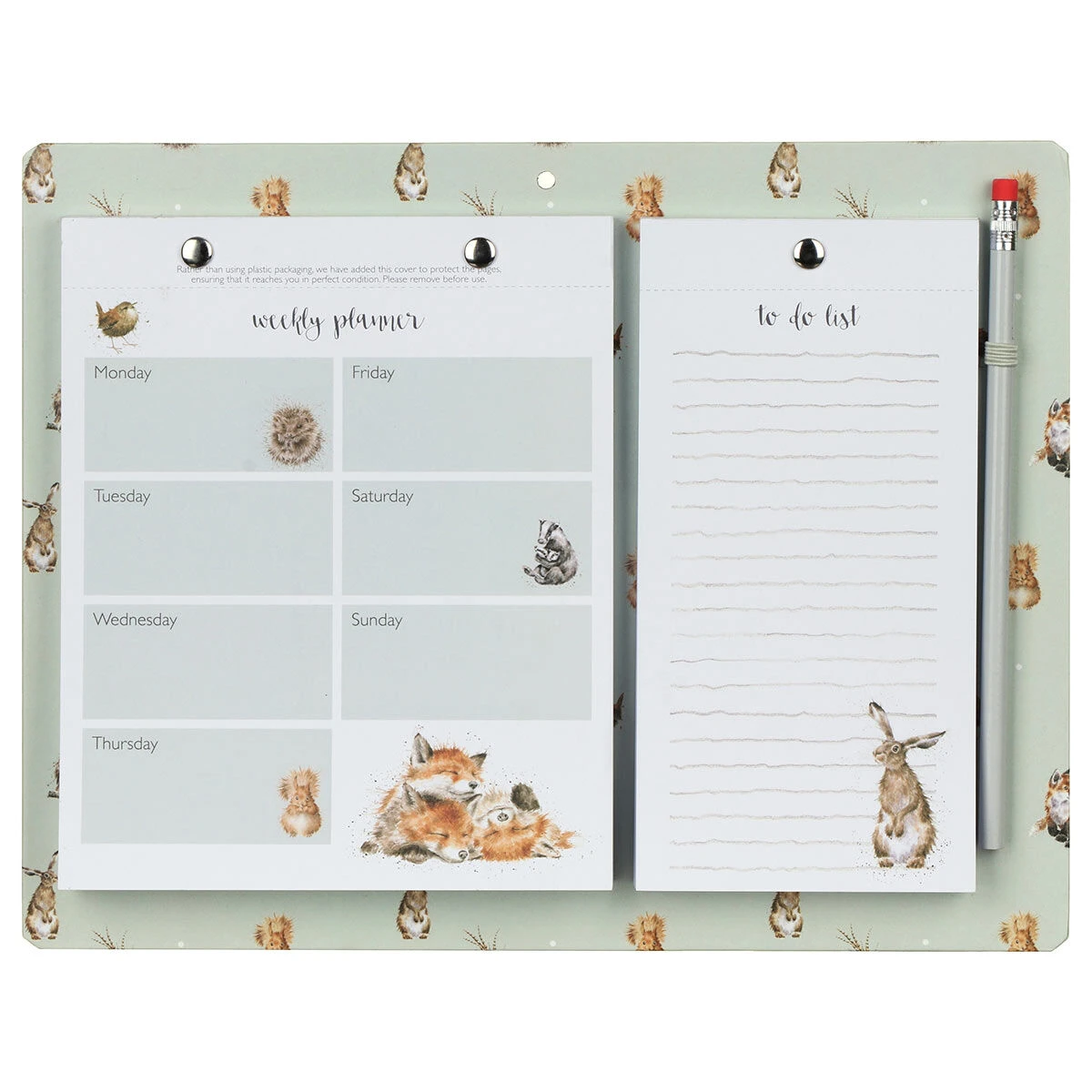 Wrendale Green Magnetic Weekly Planner And To Do List 3 Wrendale Green Magnetic Weekly Planner And To Do List