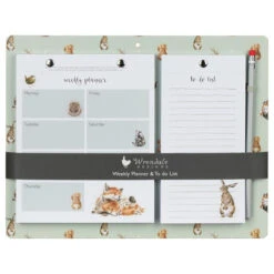 Wrendale Green Magnetic Weekly Planner And To Do List 8 Wrendale Green Magnetic Weekly Planner And To Do List -Children's Peripheral Store wrendale plan002 magnetic weekly planner and to do list 2