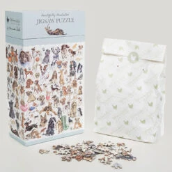 Wrendale ‘A Dog’s Life’ 1000 Piece Jigsaw Puzzle -Children's Peripheral Store wrendale puzzle002 a dogs life 1000 piece jigsaw puzzle 6