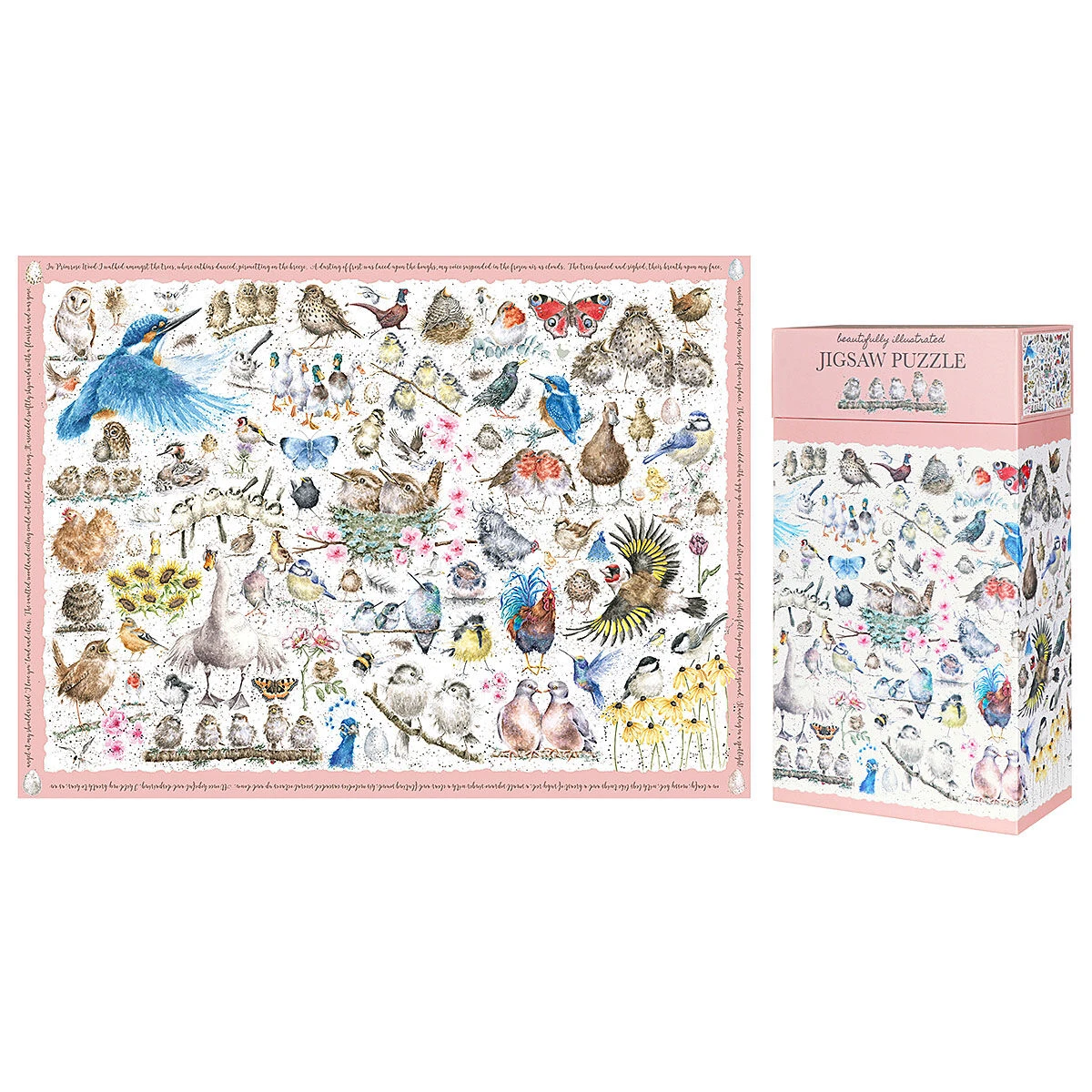 Wrendale ‘Garden Birds’ 1000 Piece Jigsaw Puzzle 3 Wrendale ‘Garden Birds’ 1000 Piece Jigsaw Puzzle