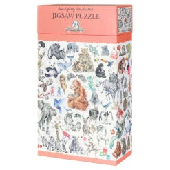 Wrendale ‘Zoology’ 1000 Piece Jigsaw Puzzle -Children's Peripheral Store wrendale puzzle004 zoology 1000 piece jigsaw puzzle boxed 2