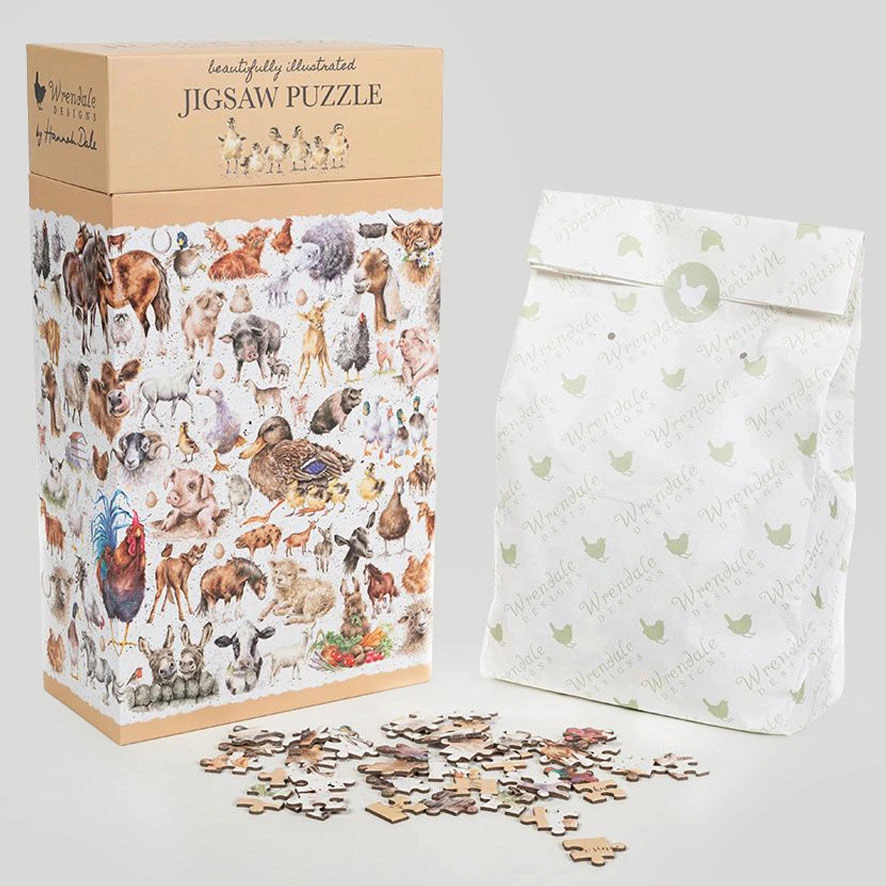 Wrendale ‘Farmyard Friends’ 1000 Piece Jigsaw Puzzle 6 Wrendale ‘Farmyard Friends’ 1000 Piece Jigsaw Puzzle - Image 4