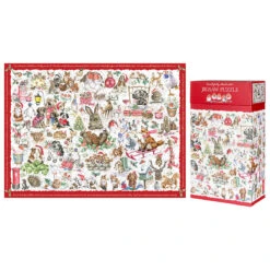 Wrendale âThe Country Set Christmasâ 1000 Piece Jigsaw Puzzle