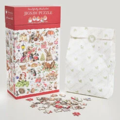 Wrendale ‘The Country Set Christmas’ 1000 Piece Jigsaw Puzzle -Children's Peripheral Store wrendale puzzle006 the country set christmas 1000 piece jigsaw puzzle 6