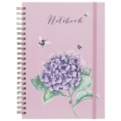 Wrendale ‘Hydrangea’ Bee A4 Notebook