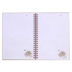 Wrendale ‘Hydrangea’ Bee A4 Notebook -Children's Peripheral Store wrendale designs lbh010 hydrangea a4 notebook 3